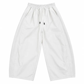 WARNI Barrel Pants — White