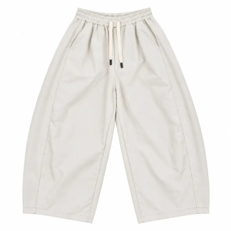 WARNI Barrel Pants — Cream