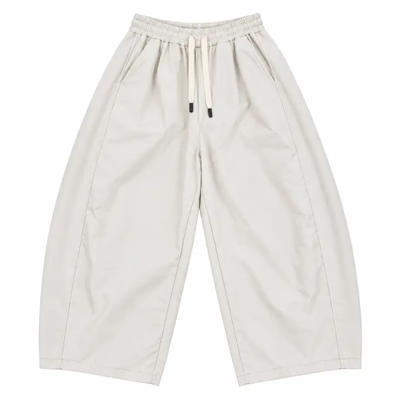 WARNI Barrel Pants — Cream